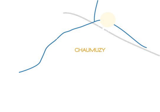 Carte de la montagne de Reims